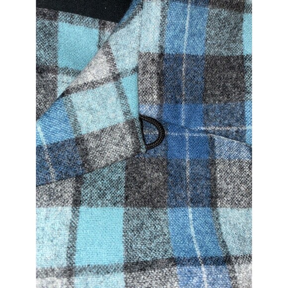 NWOT Pendleton Original Board Shirt BLUE Surf Plaid Beach Boys Virgin Wool-L - Picture 3 of 10